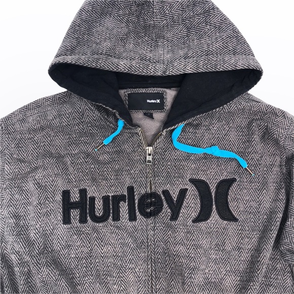 Hurley Long Sleeve Fleece Lined Hooded Jacket - Picture 2 of 5